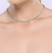 Tennis Lab Diamond (25 ct.) Necklace (16 in.) 18K White Gold