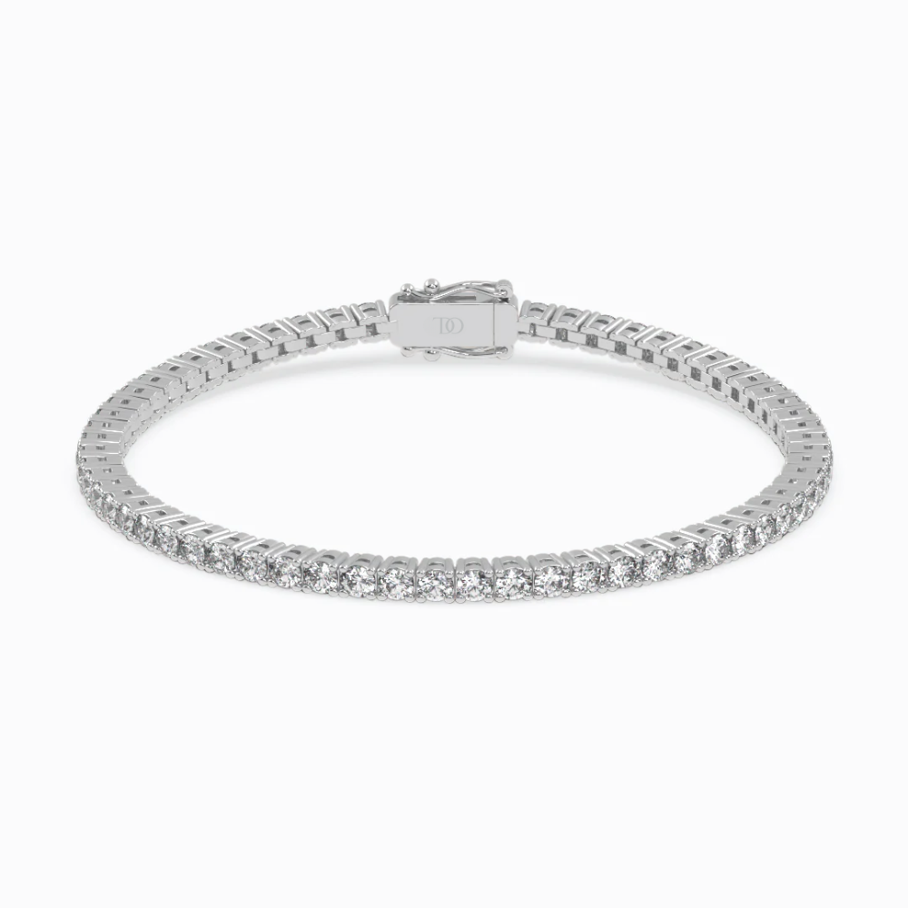 Round Tennis Lab Diamond Bracelet (2-10 ct. tw.) 18K Gold