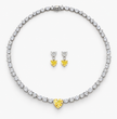 30 Carat Alma High Jewelry Bridal Lab-Grown Diamond Set 18K White Gold