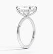 ecomposer-view with diamond shape-radiant, ecomposer-metal type-white-gold-18k