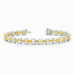 Fancy Round and White Oval Lab Diamond Bracelet (12 ct. tw.) 18K White Gold