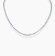 Tennis Chocker Lab Diamond (6 ct.) Necklace (15 in.) 18K White Gold