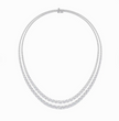 Tennis Double Layer Lab Diamond (39 ct.) Necklace (17 in.) 18K White Gold