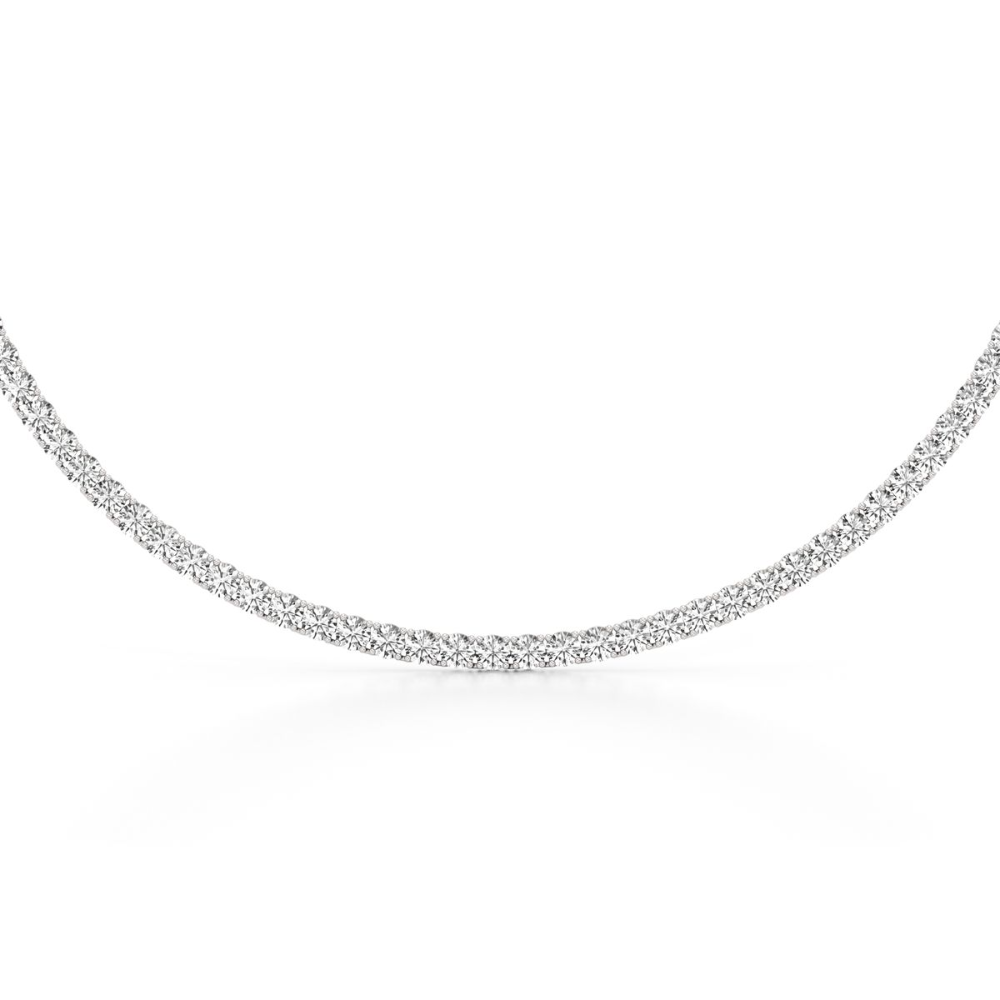 Tennis Chocker Lab Diamond (6 ct.) Necklace (15 in.) 18K White Gold