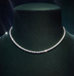 Tennis Chocker Lab Diamond (6 ct.) Necklace (15 in.) 18K White Gold