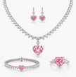 45 Carat Rosaline High Jewelry Bridal Lab-Grown Diamond Set 18K White Gold