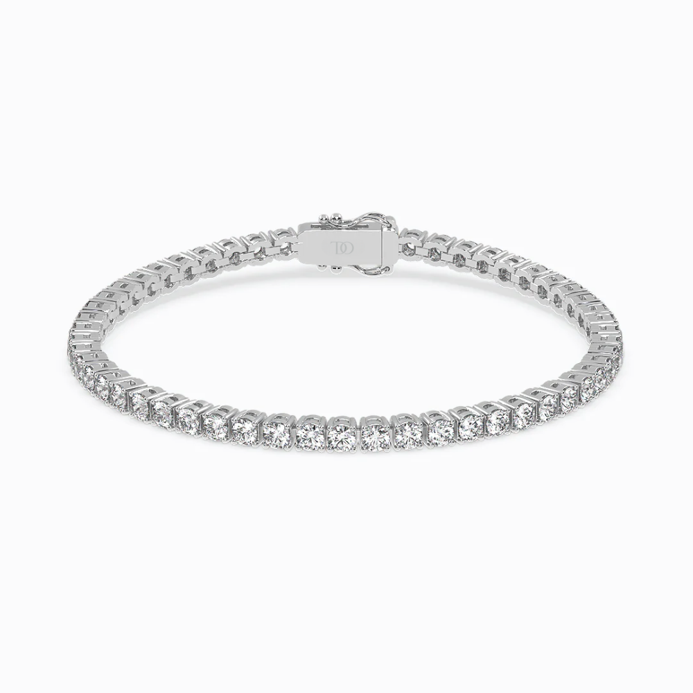 Round Tennis Lab Diamond Bracelet (2-10 ct. tw.) 18K Gold