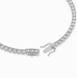 Pink Heart Tennis Lab Diamond Bracelet (8 ct. tw.) 18K White Gold