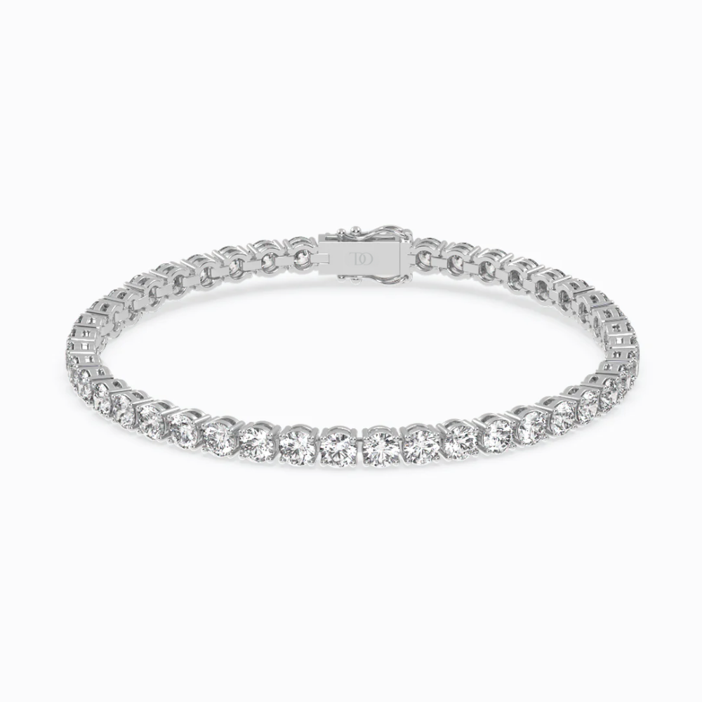 Round Tennis Lab Diamond Bracelet (2-10 ct. tw.) 18K Gold