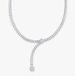 Manon Bridal Lab Diamond (10 ct.) Drop Necklace (18 in.) 3/4 Diamonds 18K White Gold