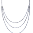 Necklace | White Gold | Bridal | Trio | 17 ct