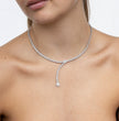 Necklace | White Gold | Bridal | Fleur | 6 ct