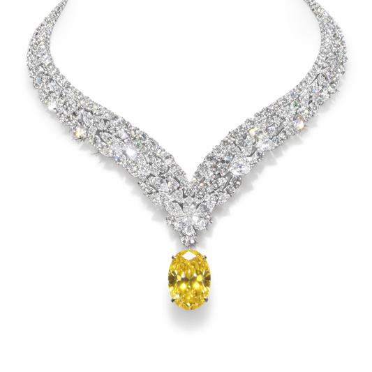 Dahya Lab Diamond (90 ct. total ) Necklace (17 in.) 18K White Gold