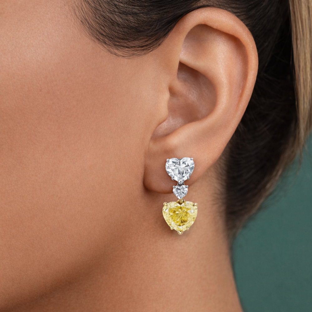 30 Carat Alma High Jewelry Bridal Lab-Grown Diamond Set 18K White Gold