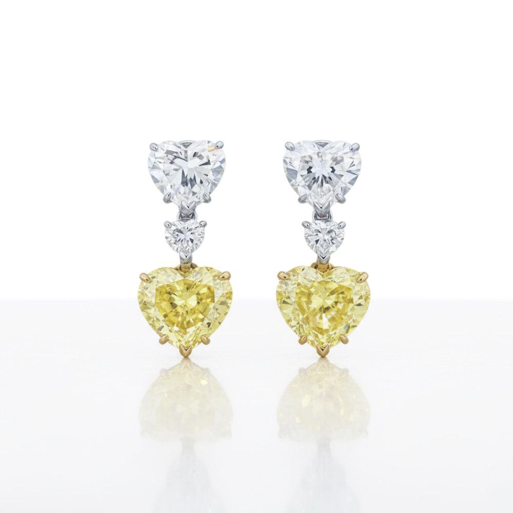 30 Carat Alma High Jewelry Bridal Lab-Grown Diamond Set 18K White Gold