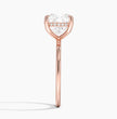 ecomposer-view with diamond shape-cushion, ecomposer-metal type-rose-gold-18k