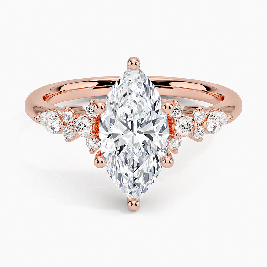 ecomposer-view with diamond shape-marquise, ecomposer-size-1.5-ct, ecomposer-metal type-rose-gold-18k