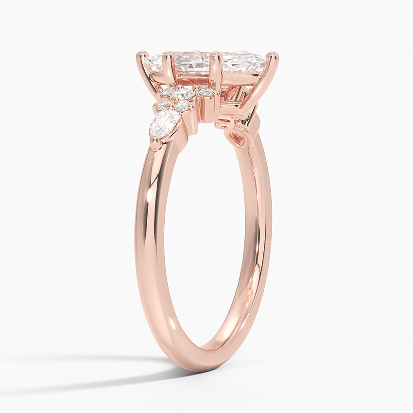 ecomposer-view with diamond shape-marquise, ecomposer-size-1-ct, ecomposer-metal type-rose-gold-18k