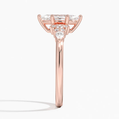 ecomposer-view with diamond shape-marquise, ecomposer-size-1-ct, ecomposer-metal type-rose-gold-18k