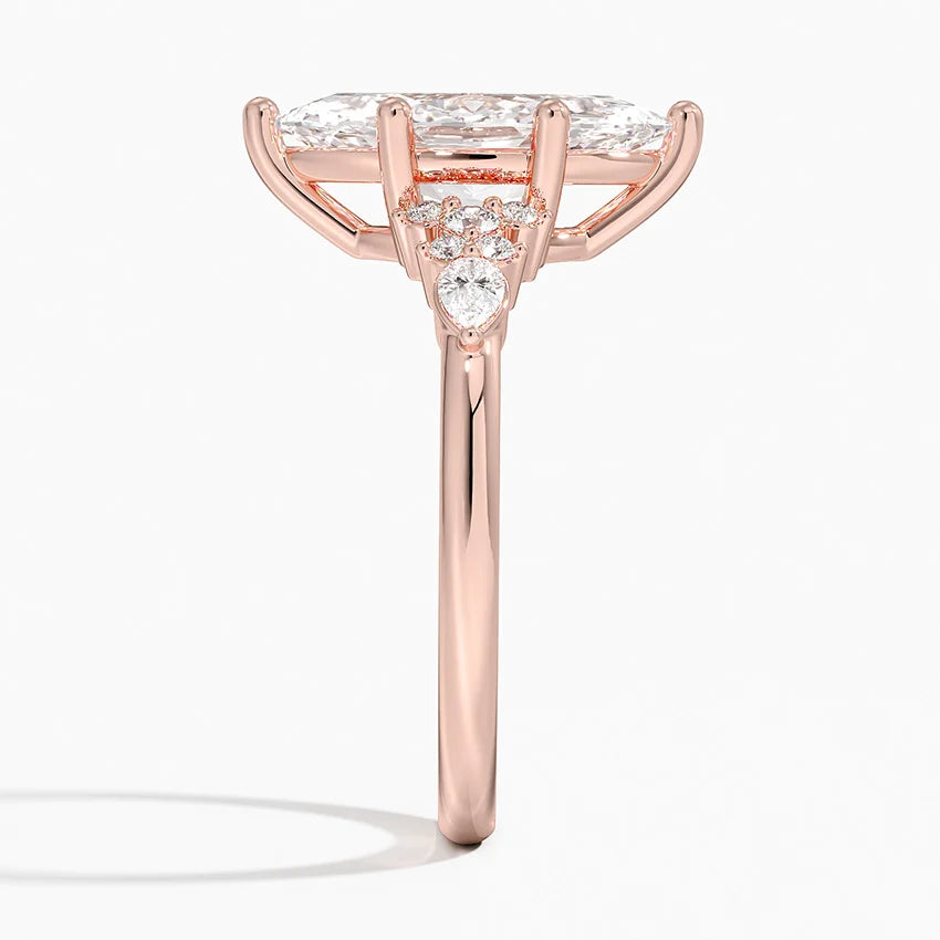 ecomposer-view with diamond shape-marquise, ecomposer-size-2-ct, ecomposer-size-2.5-ct, ecomposer-size-3-ct, ecomposer-metal type-rose-gold-18k