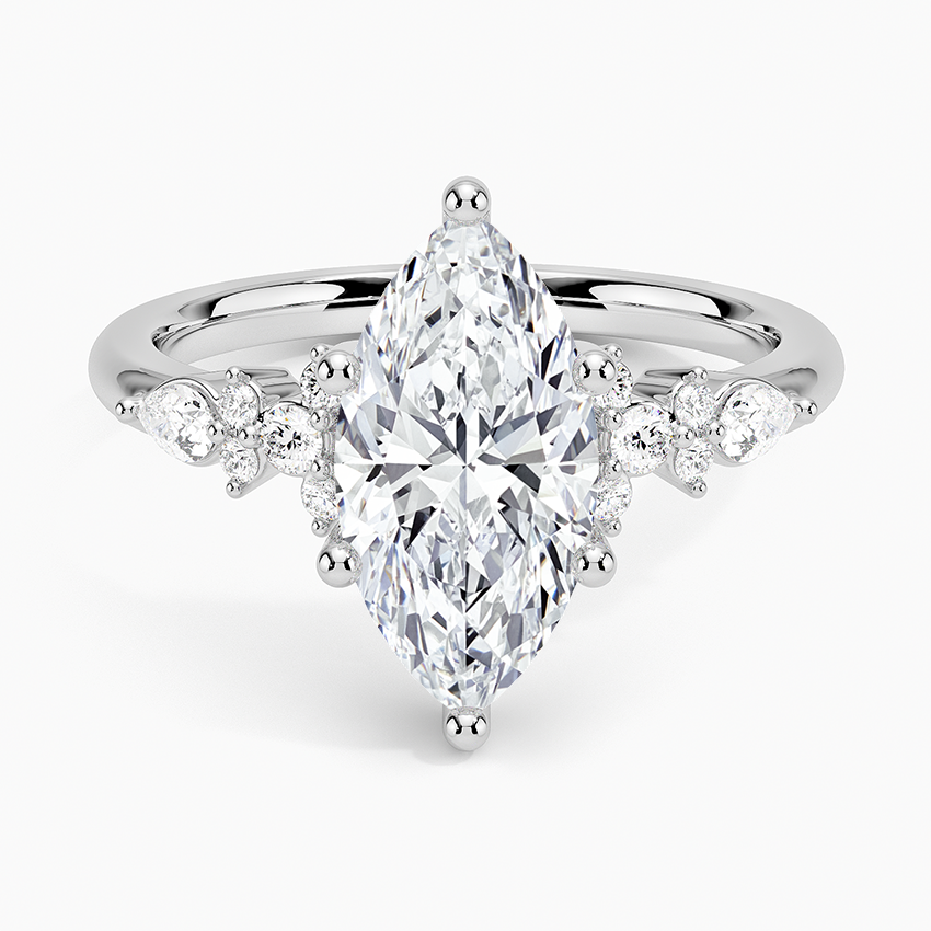 ecomposer-view with diamond shape-marquise, ecomposer-size-2-ct, ecomposer-size-2.5-ct, ecomposer-size-3-ct, ecomposer-metal type-white-gold-18k