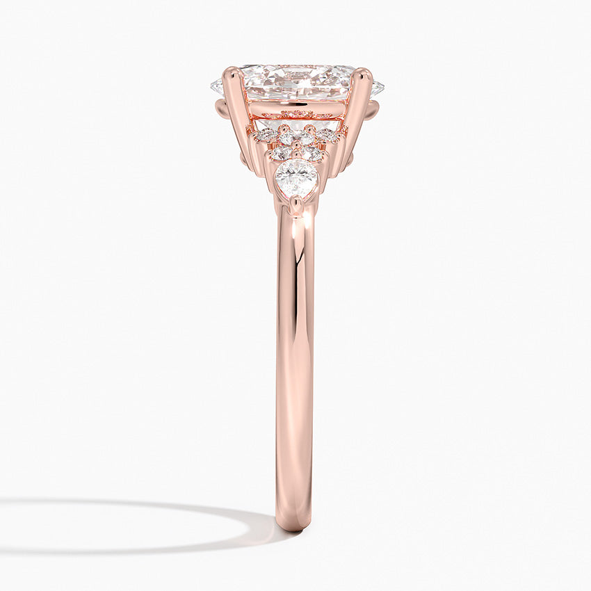 ecomposer-view with diamond shape-oval,ecomposer-size-1.5-ct,ecomposer-metal type-rose-gold-18k