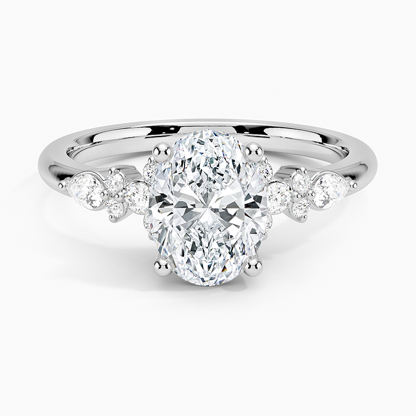 ecomposer-view with diamond shape-oval,ecomposer-size-1.5-ct,ecomposer-metal type-white-gold-18k
