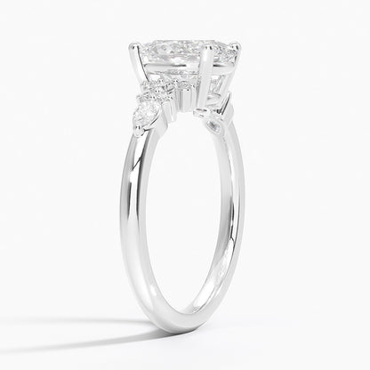 ecomposer-view with diamond shape-oval,ecomposer-size-1.5-ct,ecomposer-metal type-white-gold-18k
