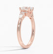 ecomposer-view with diamond shape-oval,ecomposer-size-1-ct,ecomposer-metal type-rose-gold-18k