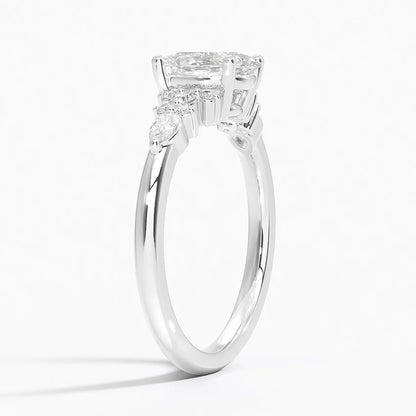 ecomposer-view with diamond shape-oval,ecomposer-size-1-ct,ecomposer-metal type-white-gold-18k
