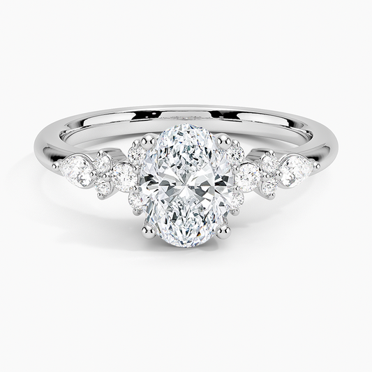 ecomposer-view with diamond shape-oval,ecomposer-size-1-ct,ecomposer-metal type-white-gold-18k