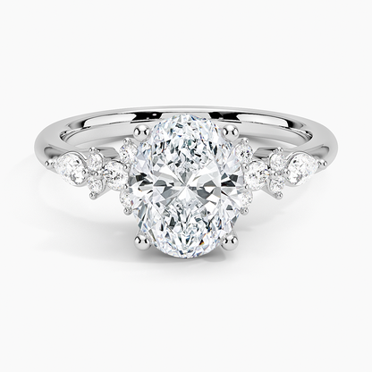 ecomposer-view with diamond shape-oval,ecomposer-size-2-ct, ecomposer-size-2.5-ct, ecomposer-size-3-ct, ecomposer-metal type-white-gold-18k