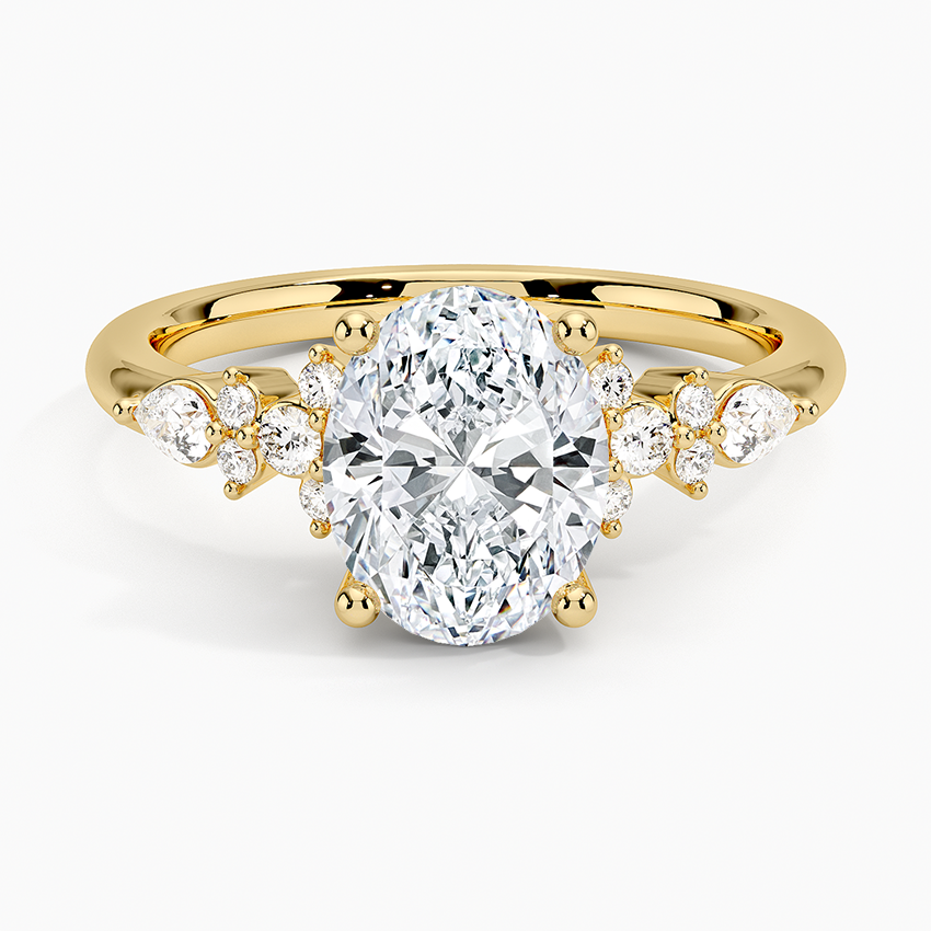 ecomposer-view with diamond shape-oval,ecomposer-size-2-ct, ecomposer-size-2.5-ct, ecomposer-size-3-ct, ecomposer-metal type-yellow-gold-18k