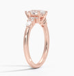ecomposer-view with diamond shape-pear, ecomposer-size-1-ct, ecomposer-metal type-rose-gold-18k