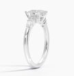 ecomposer-view with diamond shape-pear, ecomposer-size-1-ct, ecomposer-metal type-white-gold-18k