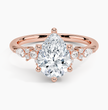 ecomposer-view with diamond shape-pear, ecomposer-size-2-ct, ecomposer-size-2.5-ct, ecomposer-size-3-ct, ecomposer-metal type-rose-gold-18k