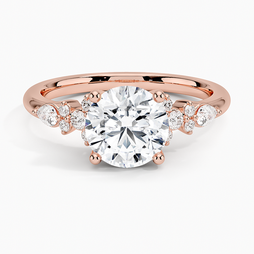 ecomposer-view with diamond shape-round, ecomposer-size-1.5-ct, ecomposer-metal type-rose-gold-18k
