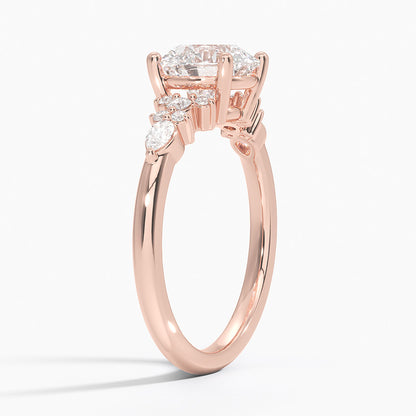 ecomposer-view with diamond shape-round, ecomposer-size-1.5-ct, ecomposer-metal type-rose-gold-18k