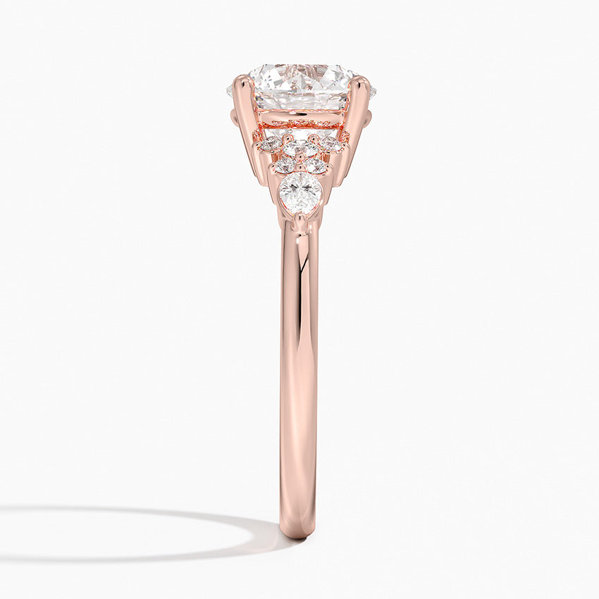 ecomposer-view with diamond shape-round, ecomposer-size-1.5-ct, ecomposer-metal type-rose-gold-18k