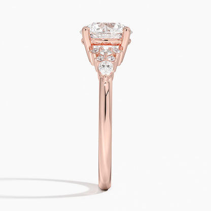 ecomposer-view with diamond shape-round, ecomposer-size-1.5-ct, ecomposer-metal type-rose-gold-18k