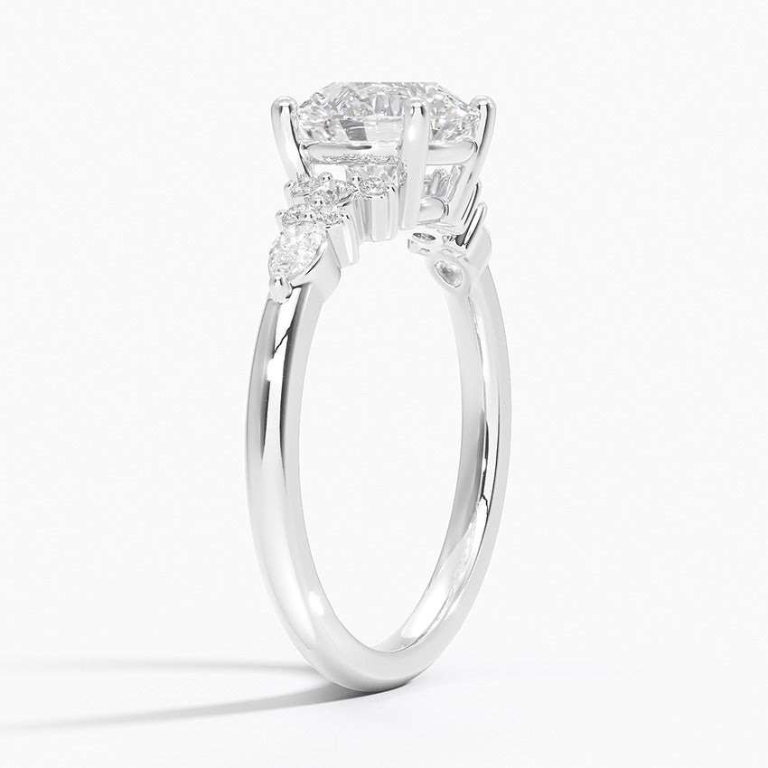 ecomposer-view with diamond shape-round, ecomposer-size-1.5-ct, ecomposer-metal type-white-gold-18k
