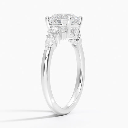 ecomposer-view with diamond shape-round, ecomposer-size-1.5-ct, ecomposer-metal type-white-gold-18k