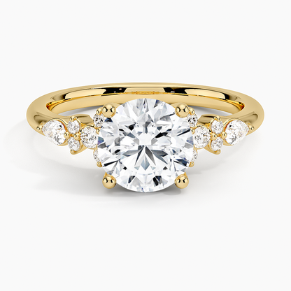 ecomposer-view with diamond shape-round, ecomposer-size-1.5-ct, ecomposer-metal type-yellow-gold-18k