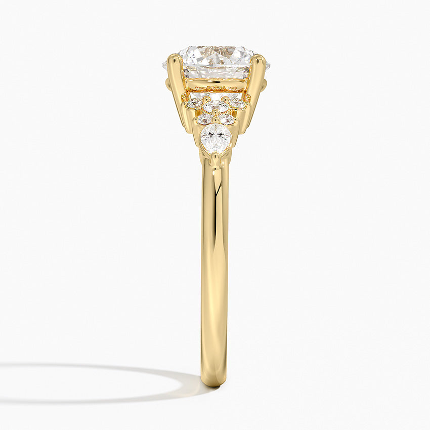 ecomposer-view with diamond shape-round, ecomposer-size-1.5-ct, ecomposer-metal type-yellow-gold-18k