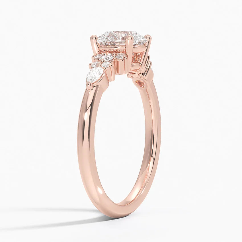 ecomposer-view with diamond shape-round, ecomposer-size-1-ct, ecomposer-metal type-rose-gold-18k
