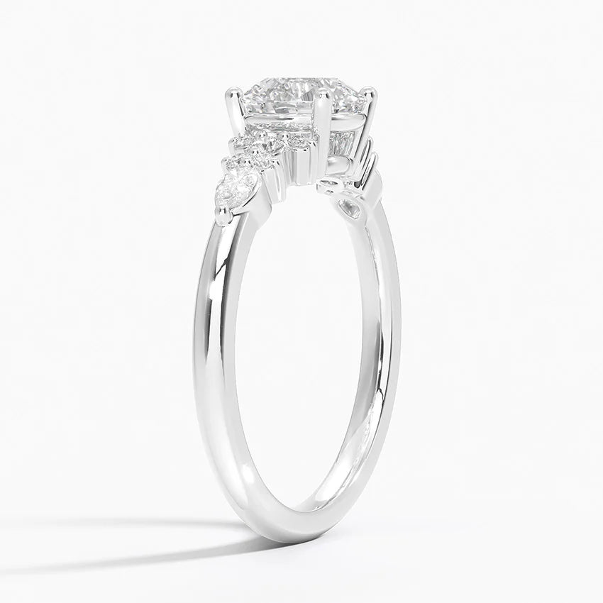 ecomposer-view with diamond shape-round, ecomposer-size-1-ct, ecomposer-metal type-white-gold-18k