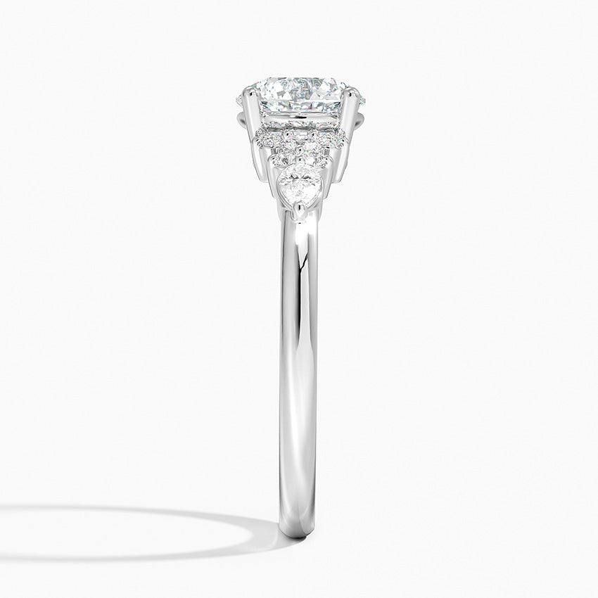 ecomposer-view with diamond shape-round, ecomposer-size-1-ct, ecomposer-metal type-white-gold-18k