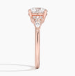 ecomposer-view with diamond shape-round, ecomposer-size-2-ct, ecomposer-size-2.5-ct, ecomposer-size-3-ct, ecomposer-metal type-rose-gold-18k