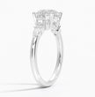 ecomposer-view with diamond shape-round, ecomposer-size-2-ct, ecomposer-size-2.5-ct, ecomposer-size-3-ct, ecomposer-metal type-white-gold-18k