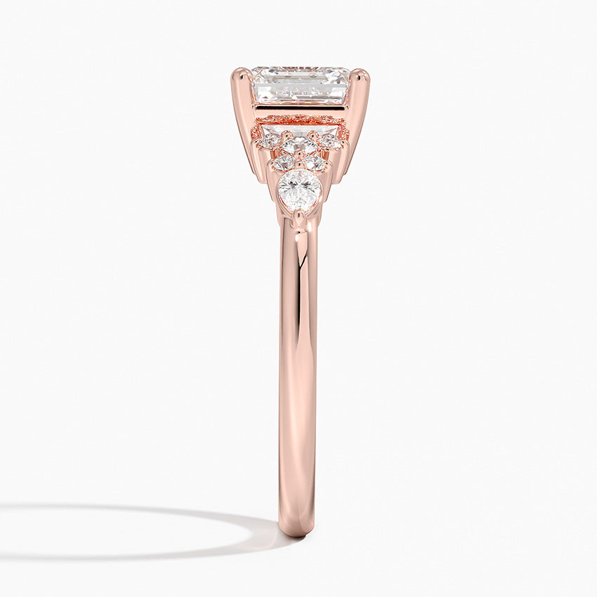 ecomposer-view with diamond shape-asscher, ecomposer-size-1.5-ct, ecomposer-metal type-rose-gold-18k